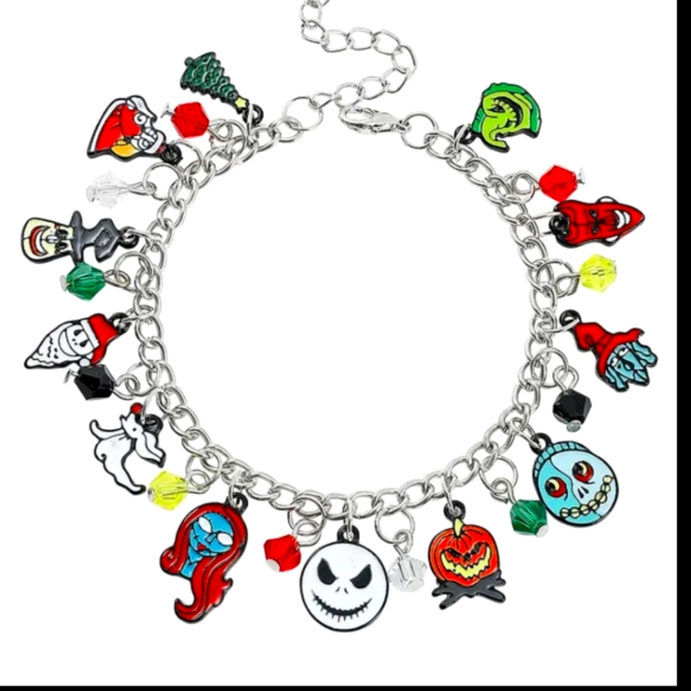 Nightmare Before Christmas Charm Bracelet